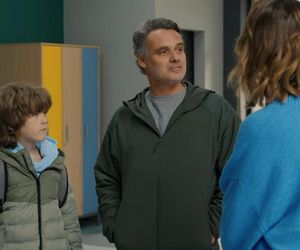 Barwy szczęścia. Grześ (Noah Culbreth), Karol (Jan Wieczorkowski), Beata (Anita Jancia-Prokopowicz)