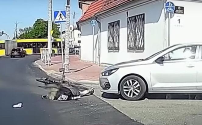 Zderzenie samochodu i rowerzystki w Rudzie Śląskiej