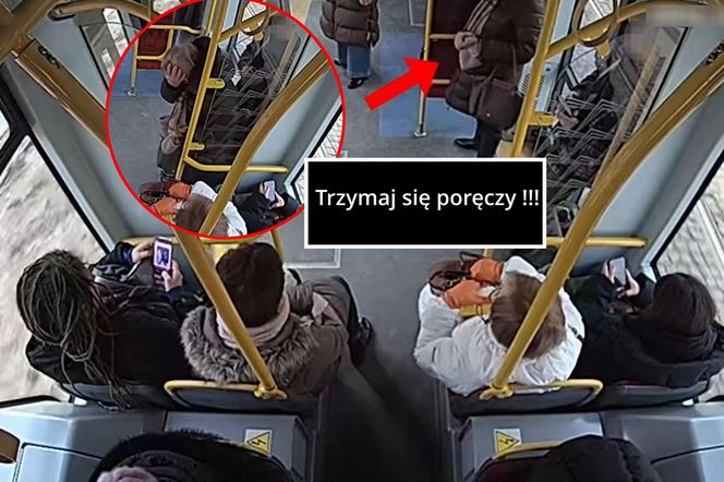 Szokujące sceny z tramwaju w Warszawie. Opublikowano właśnie nagranie. „Trzymaj się mocno”