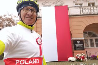 Iławscy rowerzyści uczcili 11 listopada