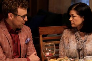 M jak miłość, odcinek 1862. Dariusz Hoffman (Mateusz Rusin), Kinga (Katarzyna Cichopek) 