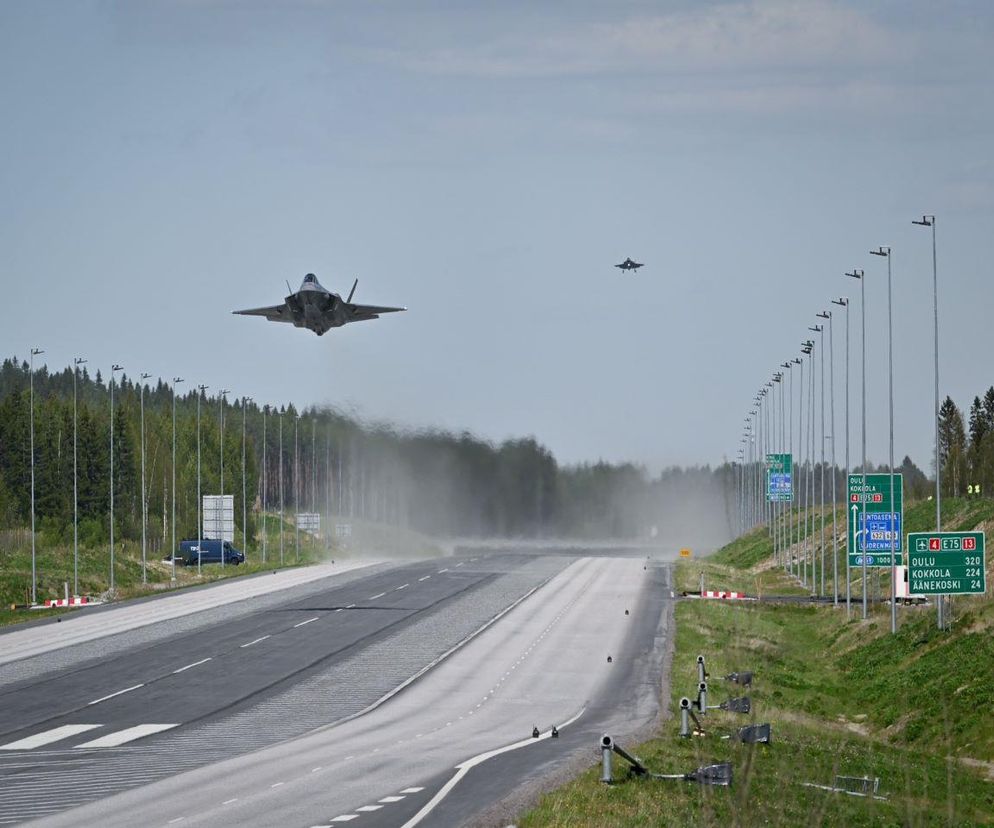 NATO ćwiczy na wypadek wojny z Rosją. F-35 lądują na autostradzie 