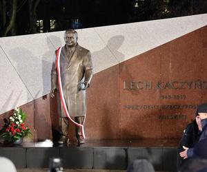 Odsłonięcie pomnika Lecha Kaczyńskiego przy Placu Teatralnym w Lublinie