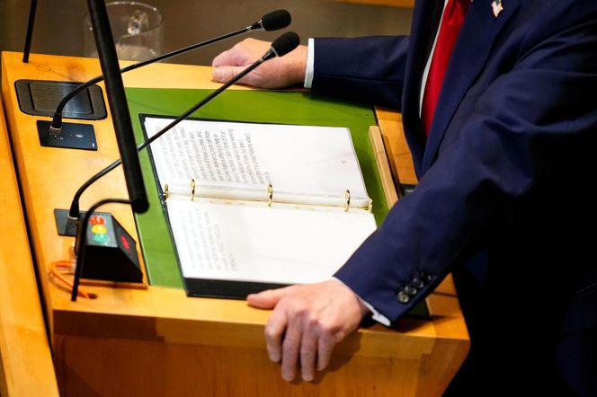 Przyjęcie Donald Trumpa.
