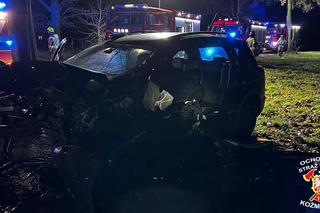 Młody kierowca roztrzaskał się na drzewie! Wcześniej zginął tu jego brat [ZDJĘCIA]