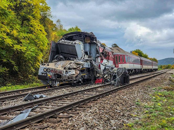 Zderzyły się dwa pociągi ekspresowe na Słowacji