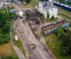 Budowa miejskiej części przystanku Szczecińskiej Kolei Metropolitalnej Stołczyn (Glinki)