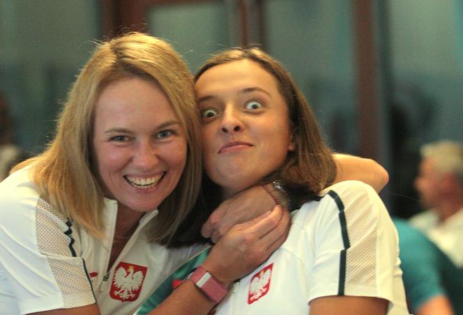 Iga Świątek i Daria Abramowicz