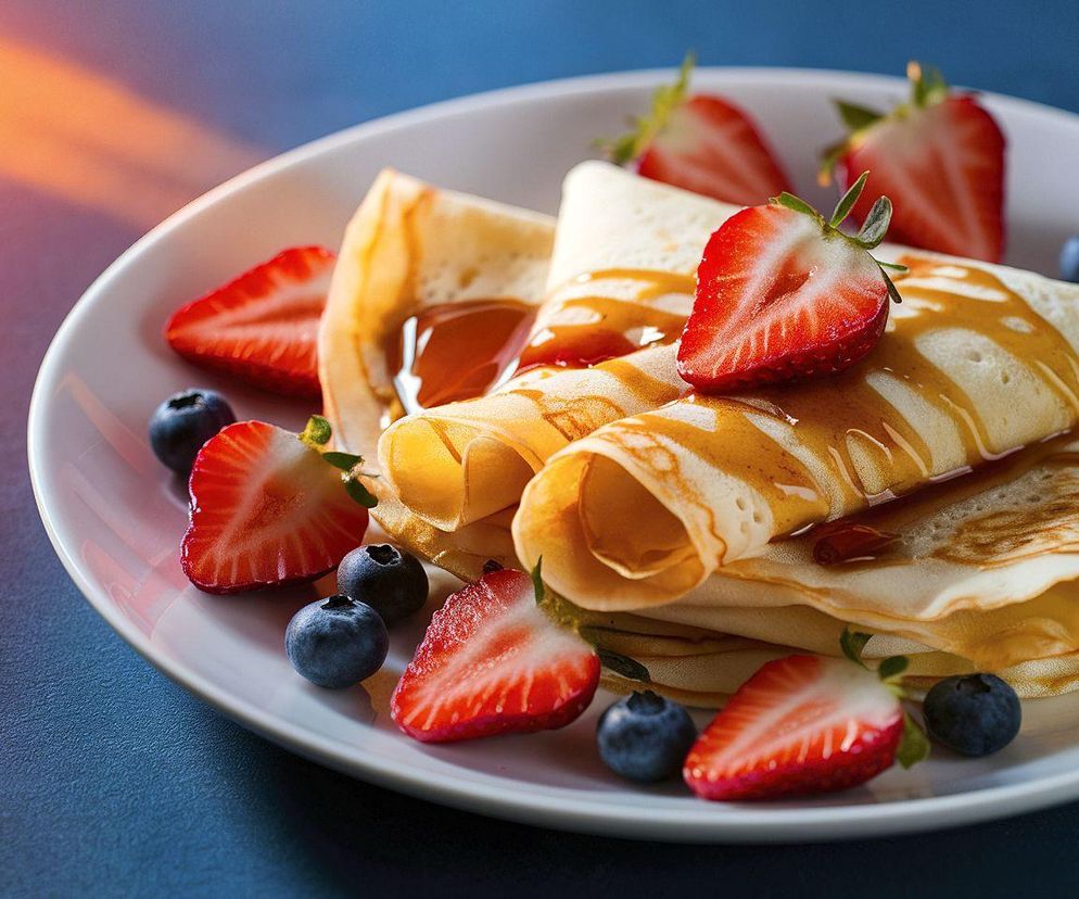 naleśniki z mlekiem skondensowanym