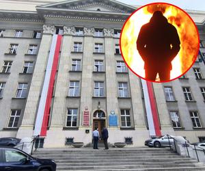 Chciał podpalić się w Urzędzie Wojewódzkim w Katowicach. Po zatrzymaniu uciekł lekarzom ze szpitala!