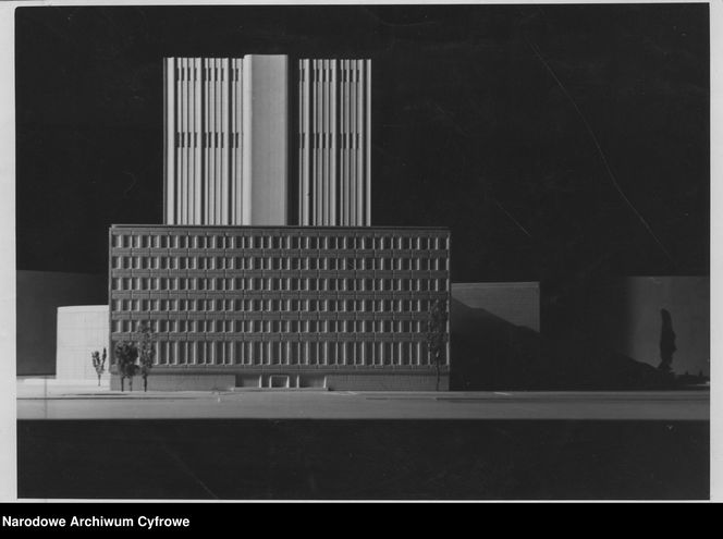 Projekt gmachu Polskiego Radia w Warszawie