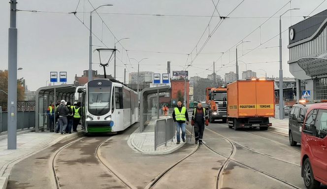 Przejazd techniczny na ul. Kolumba