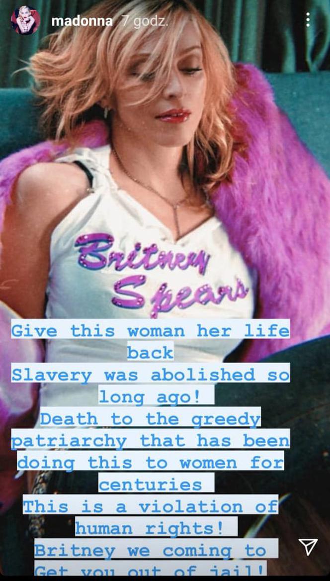 Madonna wspiera Britney Spears