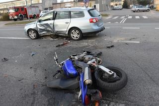Tragiczny wypadek w Piszu! Motocyklista zginął na miejscu! [ZDJĘCIA]