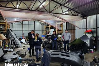 Żarscy policjanci rozbili dziuplę. W niej auta warte kilka mln złotych