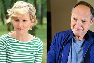 Barwy szczęścia, odcinek 1929. Bożena (Marieta Żukowska), detektyw (Tomasz Dedek)