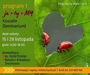 W Koszalinie rusza kolejna edycja programu dla małżeństw „Ja+Ty=My!”