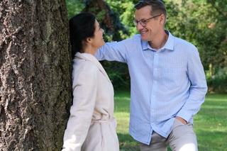 M jak miłość odc. 1695. Kinga (Katarzyna Cichopek), Piotrek (Marcin Mroczek)