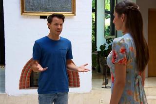 Barwy szczęścia odc. 1940. Regina (Kamila Kamińska), Franek (Mateusz Banasiuk)