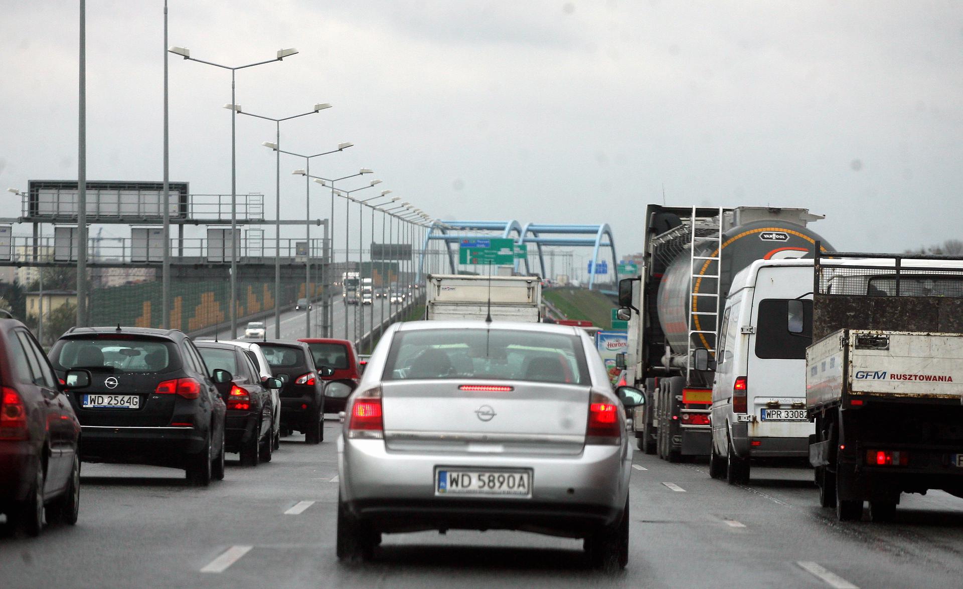 Korek na autostradzie 