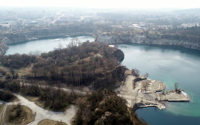 Kraków z lotu ptaka w czasie kwarantanny