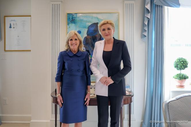 Agata Duda odwiedziła Jill Biden