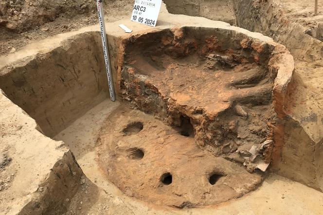 Odkrycie archeologiczne przy ul. Zielonej w Lublinie. Przed wiekami działał tu warsztat garncarski