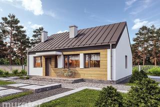 Dom do 70m2 bez pozwolenia - zdjęcia. Zobacz najlepsze projekty z kolekcji Muratora