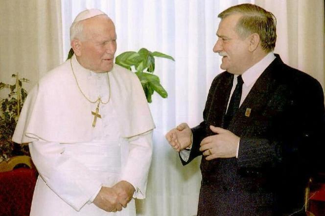Jan Paweł II Lech Wałęsa