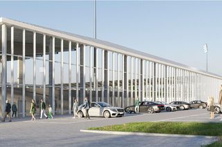 Wizualizacja nowego stadionu miejskiego w Chełmie