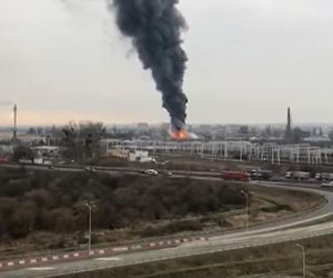 Potężny pożar zabytkowej hali w Gdańsku. Wielka chmura dymu w mieście