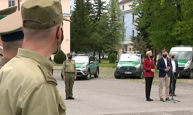 Agata Duda pierwszy raz publicznie pojawiła się po kontuzji kostki
