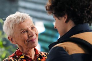 Barwy szczęścia odc. 3211. Krystyna Złota (Hanna Bieluszko), Witek (Witold Sosulski)