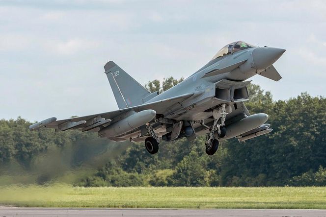Brytyjski Eurofighter Typhoon