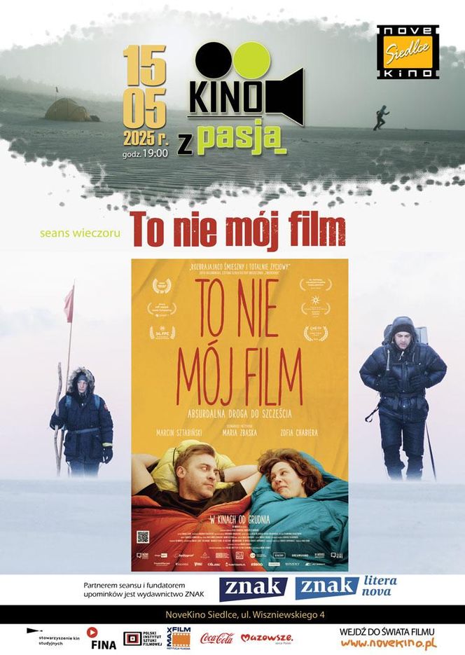 „To nie mój film” Marii Zbąskiej już 15 maja w ramach „Kina z Pasją” w Novekino Siedlce