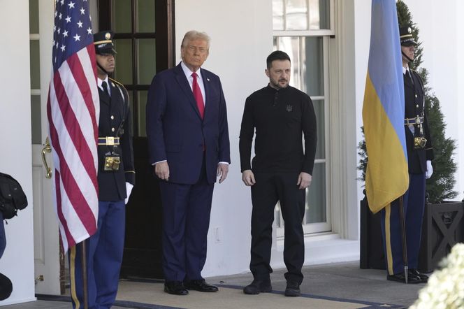 Wołodymyr Zełenski i Donald Trump. Spotkanie w Waszyngtonie 