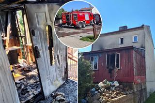 Potworny pożar w Łosicach. Szalejący ogień uwięził w domu matkę i córkę!