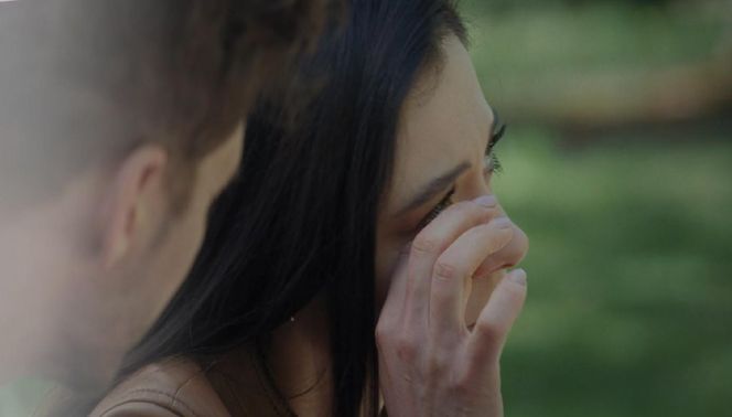 M jak miłość odc. 1884. Iza (Adriana Kalska), Marcin (Mikołaj Roznerski)