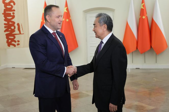 Chiński minister Wang Yi w Warszawie