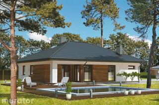 Projekt domu M106 Słoneczna polana z katalogu Muratora - wizualizacje, plany, rysunek, aranżacje, zdjęcia