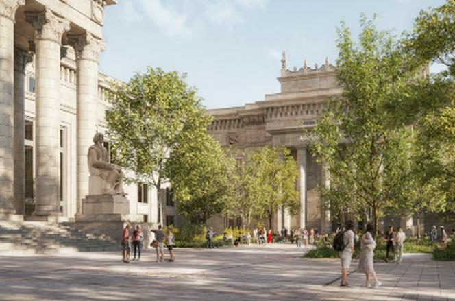 Plac Centralny w Warszawie. Rozpoczęła się budowa