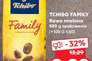 Tchibo Family Kawa mielona 8,99 zł/500 g