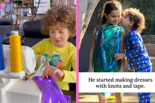 W wieku 4 lat stwierdził, że chce projektować ubrania. Rok później miał swój pierwszy pokaz mody