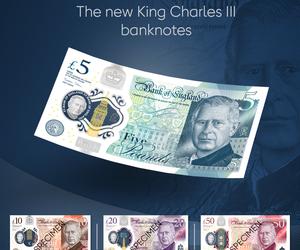 Wizerunek Karola III na nowych banknotach