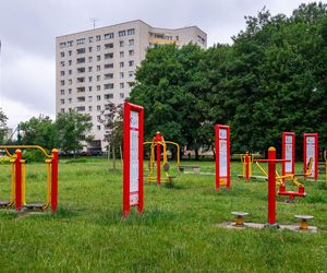 Siłownia terenowa na osiedlu 