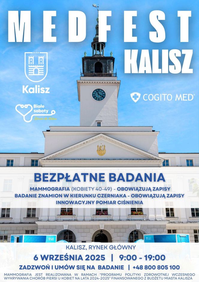 Kalisz. Będzie można skorzystać z bezpłatnych badań i konsultacji