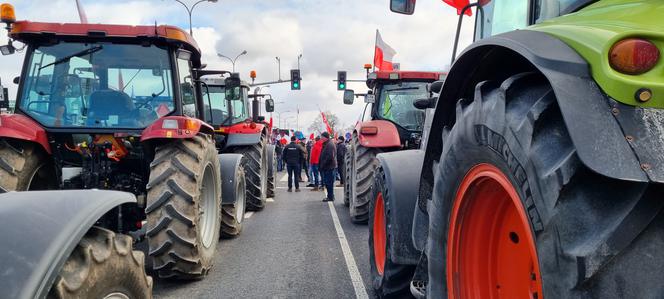 Protest rolników w Lublinie [GALERIA]