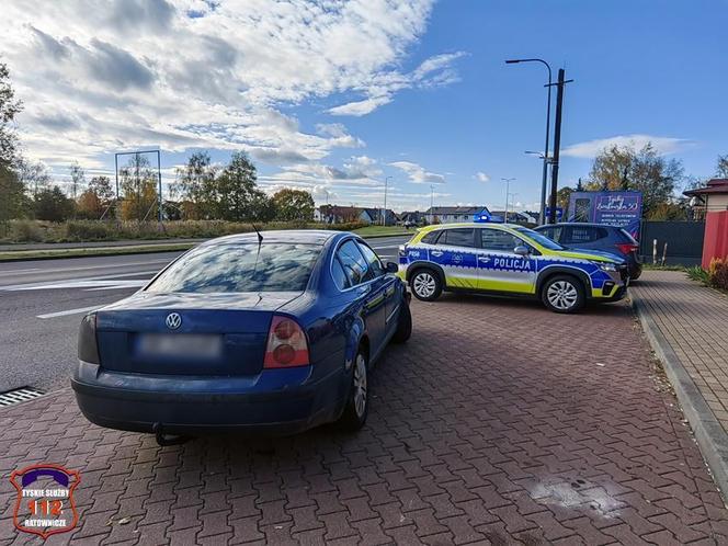 Zderzenie osobówek w Tychach. Sprawca był poszukiwany przez policję 