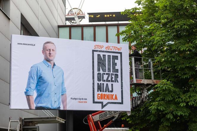 Kamil Glik w obronie górników