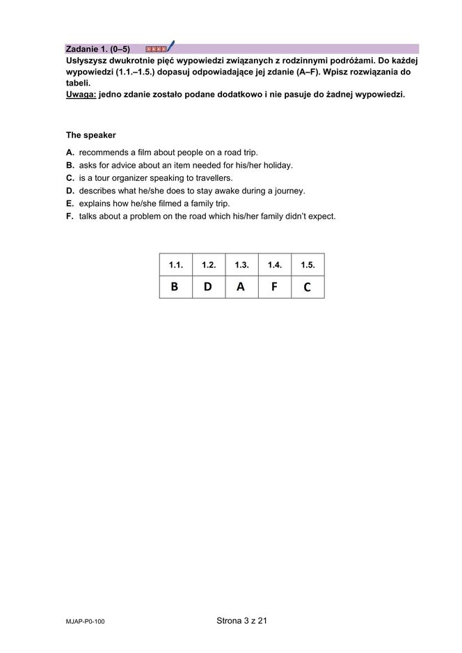 Matura 2025: angielski 7.05.2025. Arkusze CKE i odpowiedzi. Poziom podstawowy [Formuła 2023]